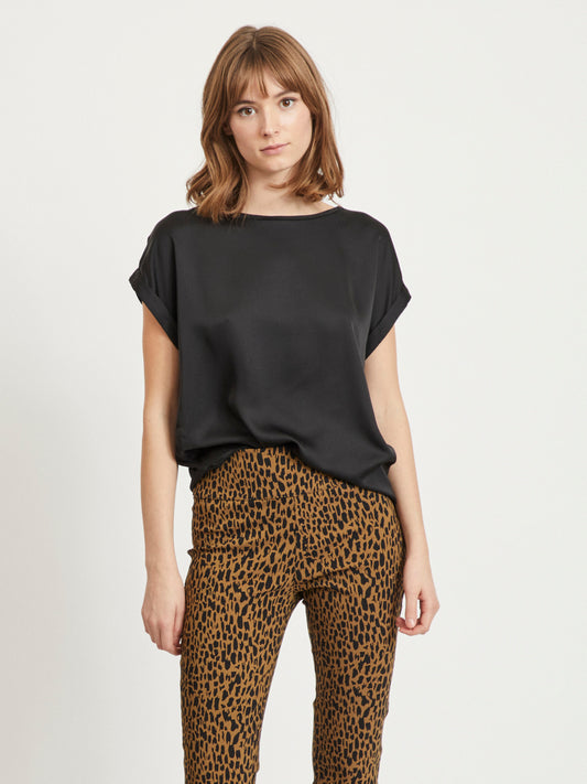 VIELLETTE T-shirts & Tops - Black