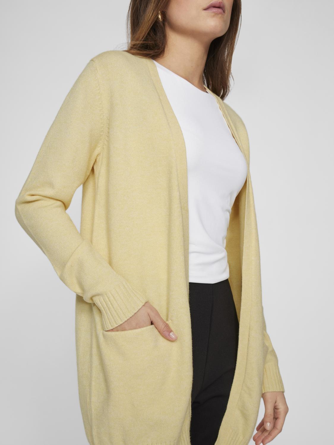 VIRIL Knit Cardigan Pale Banana – Vila Newbridge - Main Image