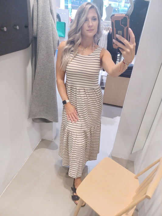 VISANNI Midi Dress - Birch