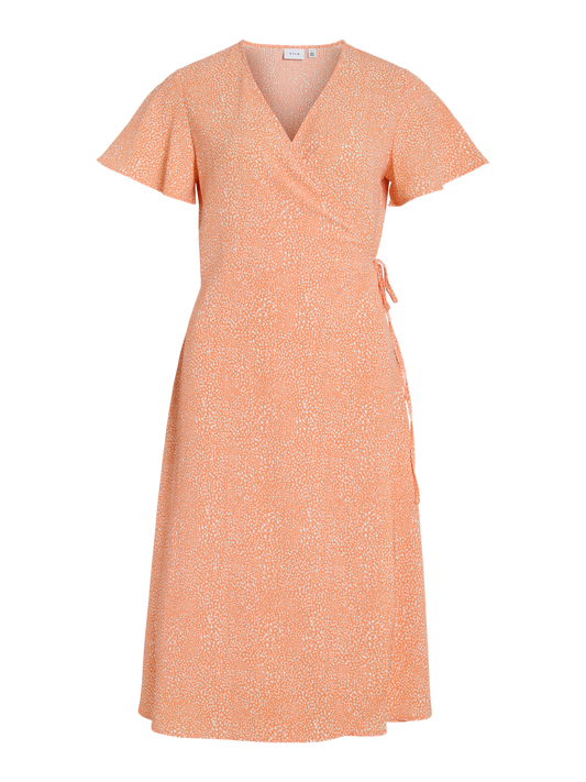 VILOVIE Dress - Shell Coral